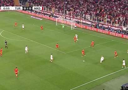 GOL | Türkiye 1-0 Kuzey Makedonya