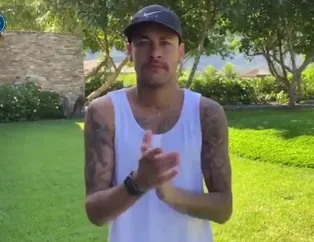 Neymar sağlık çalışanlarına böyle destek verdi!