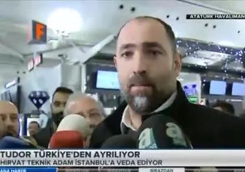 Tudor gözleri yaşlı ayrıldı ve sitem etti..."Cadı avı bitti"