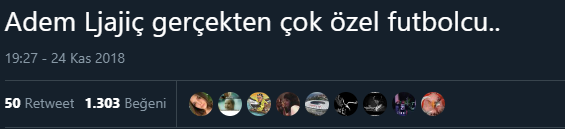 Sosyal medyanın Adem Ljajic tepkileri!