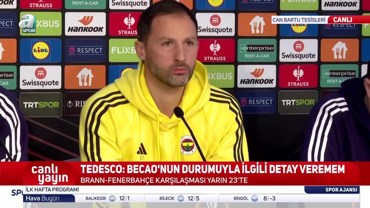 Fenerbahçe’de Tedesco’dan Becao sözleri! - Aspor