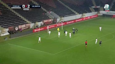 GOL | Arca Çorum FK 0-3 Corendon Alanyaspor