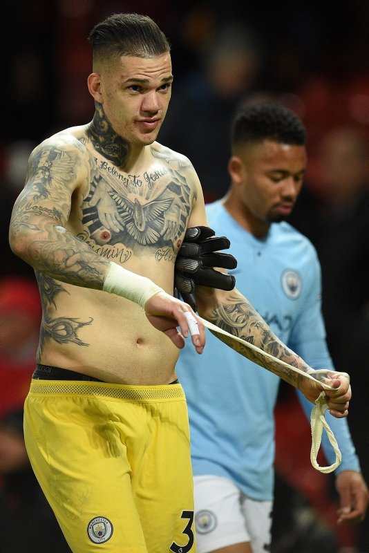 Manchester United - Manchester City maçından kareler...