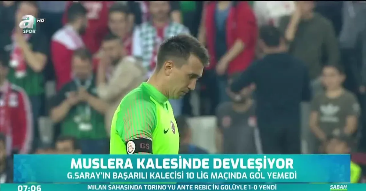 Fernando Muslera kalesinde devleşiyor