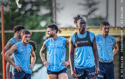 Trabzonspor’da St. Gallen maçı mesaisi!