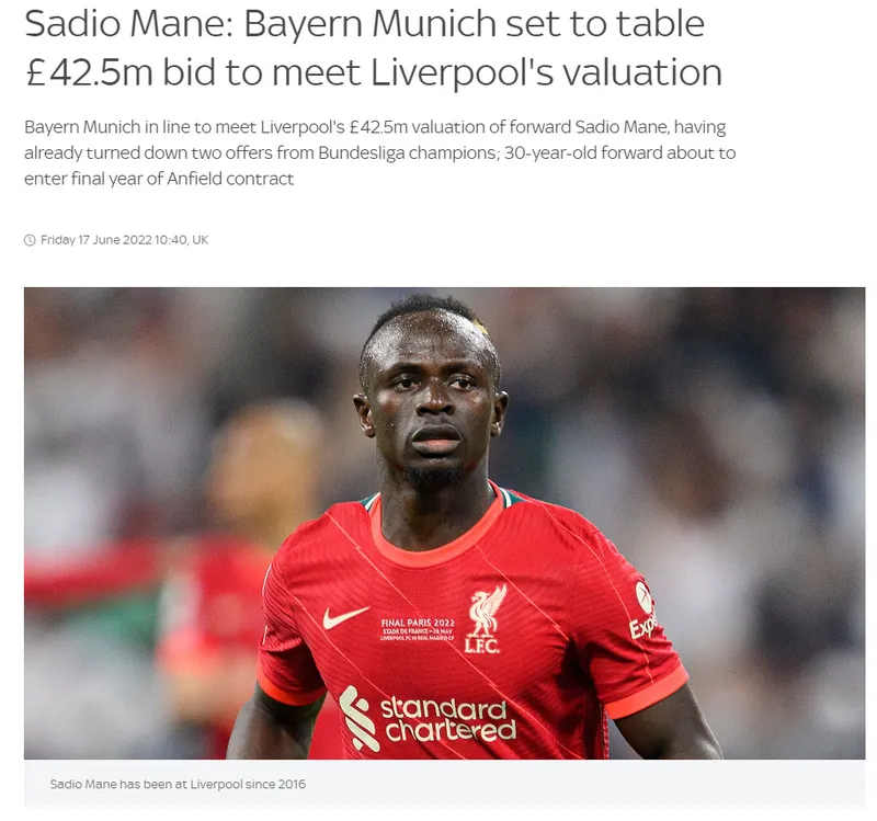 Bayern Münih Sadio Mane için kesenin ağzını açtı! Liverpool... - 1