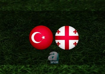 Türkiye-Gürcistan maçı detayları!