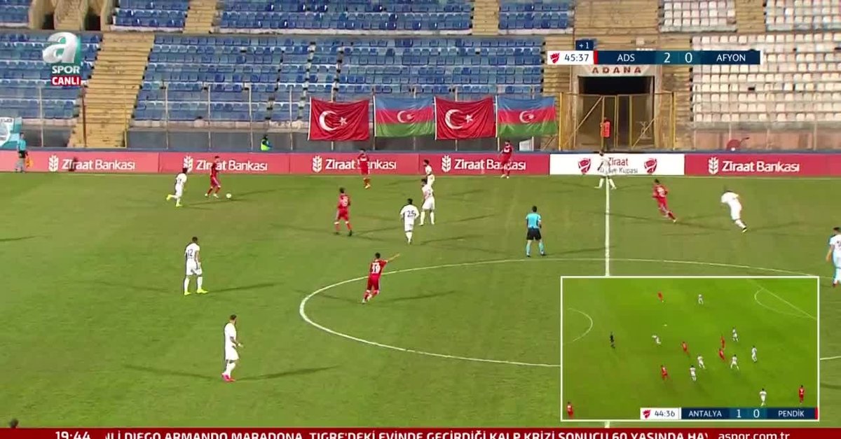 Gol Adana Demirspor 2 1 Afjet Afyonspor Ziraat Turkiye Kupasi