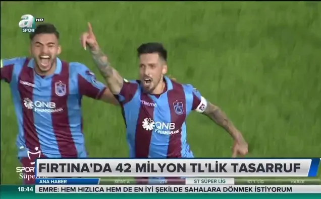 Fırtına'da 42 milyon TL'lik tasarruf