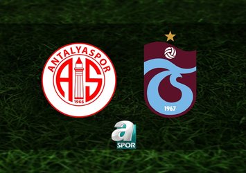 Antalyaspor-Trabzonspor maçı detayları