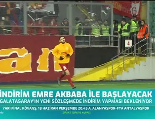 İndirim Emre Akbaba ile başlayacak