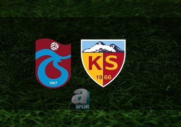 Trabzonspor - Kayserispor maçı | CANLI