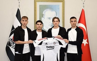 Beşiktaş 4 genç futbolcuyla profesyonel sözleşme imzaladı!