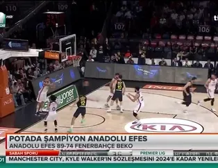 Potada şampiyon Anadolu Efes