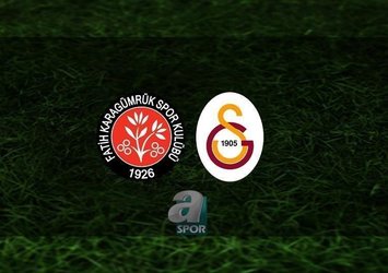 Karagümrük - Galatasaray | CANLI