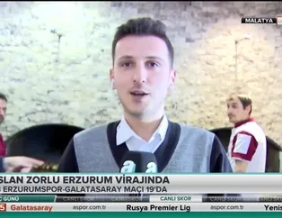 Aslan zorlu Erzurum virajında