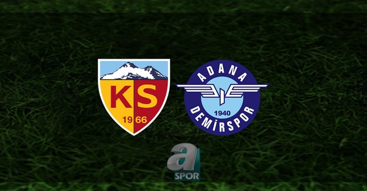 Kayserispor - Adana Demirspor maçı canlı anlatım Kayseri - Adana ...