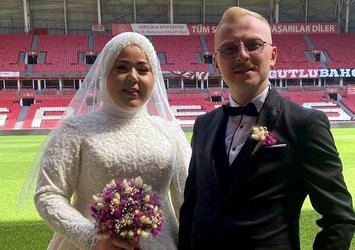 Samsun'da önce stat sonra nikah!