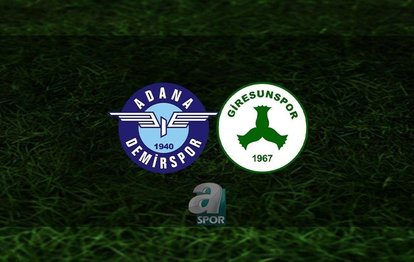 Adana Demirspor Giresunspor canlı anlatım Adana Demirspor-Giresunspor CANLI İZLE