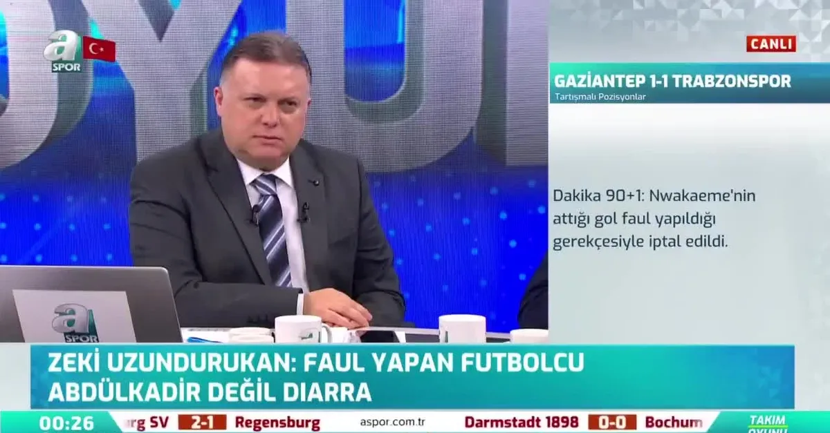 Erman Toroğlu: Trabzonspor'un sayılmayan golünden önce faul yok