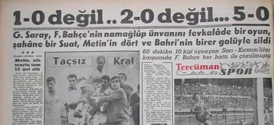 Dev derbide hatıralar geçidi