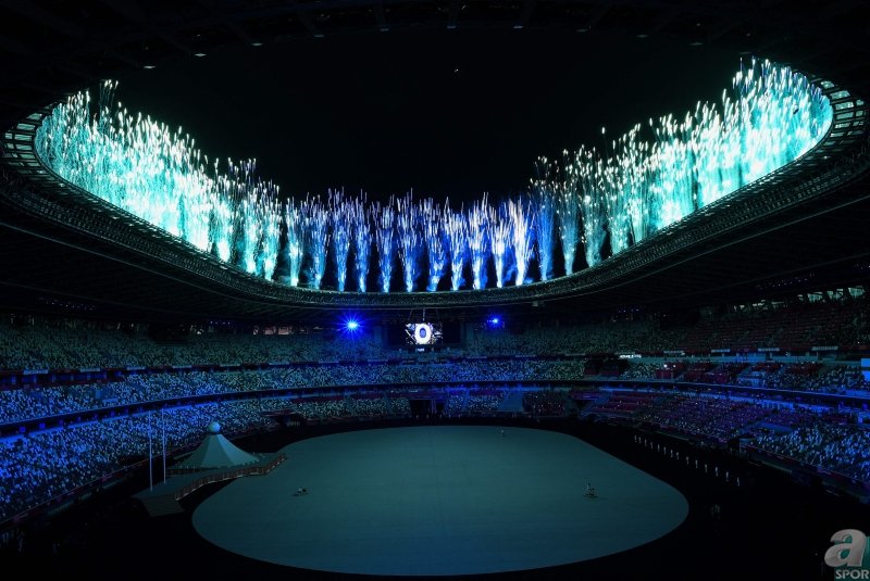Son dakika spor haberi: Tokyo 2020 Olimpiyatları açılış töreninde dikkat çeken görüntüler!