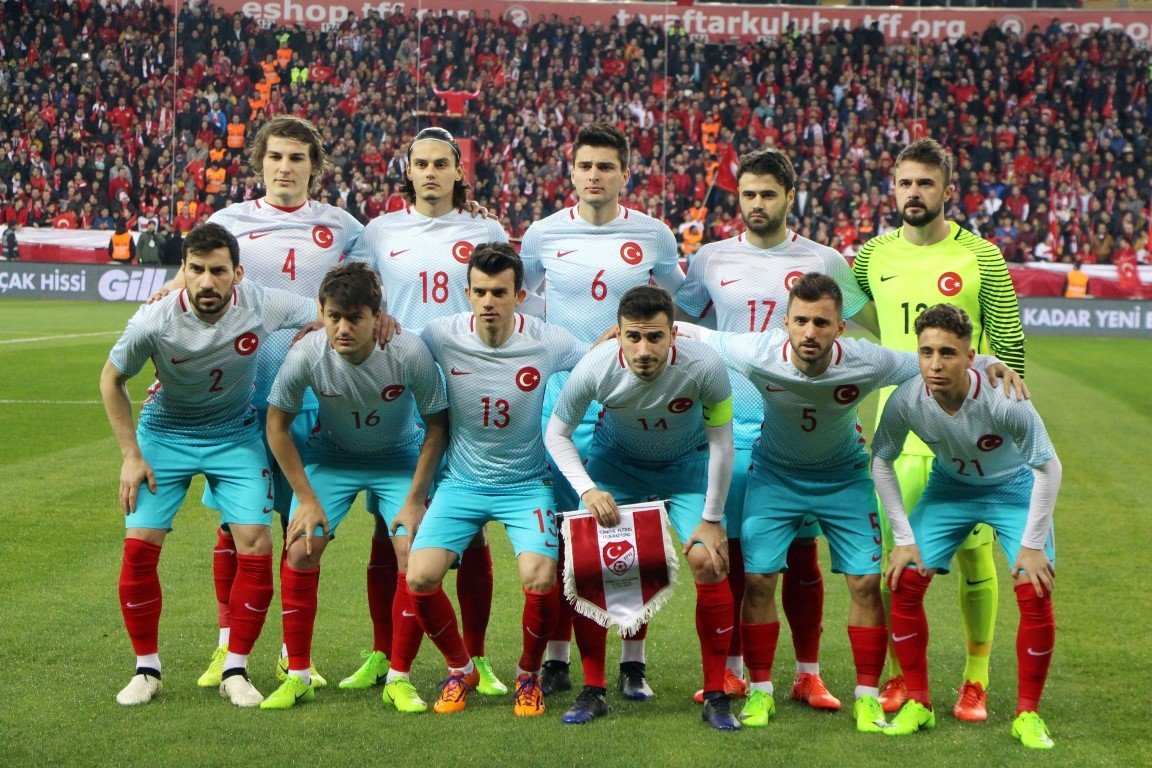 Türkiye - Moldova maçından kareler