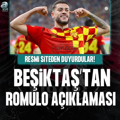 Beşiktaş’tan Romulo açıklaması