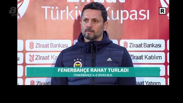 Erol Bulut'tan Fenerbahçe - Sivas Belediyespor maçı sonrası Beşiktaş sözleri