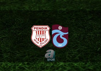Pendikspor - Trabzonspor maçı detayları!