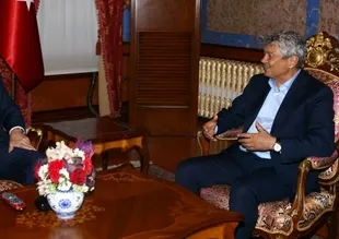 Erdoğan futbolun zirvesini ağırladı