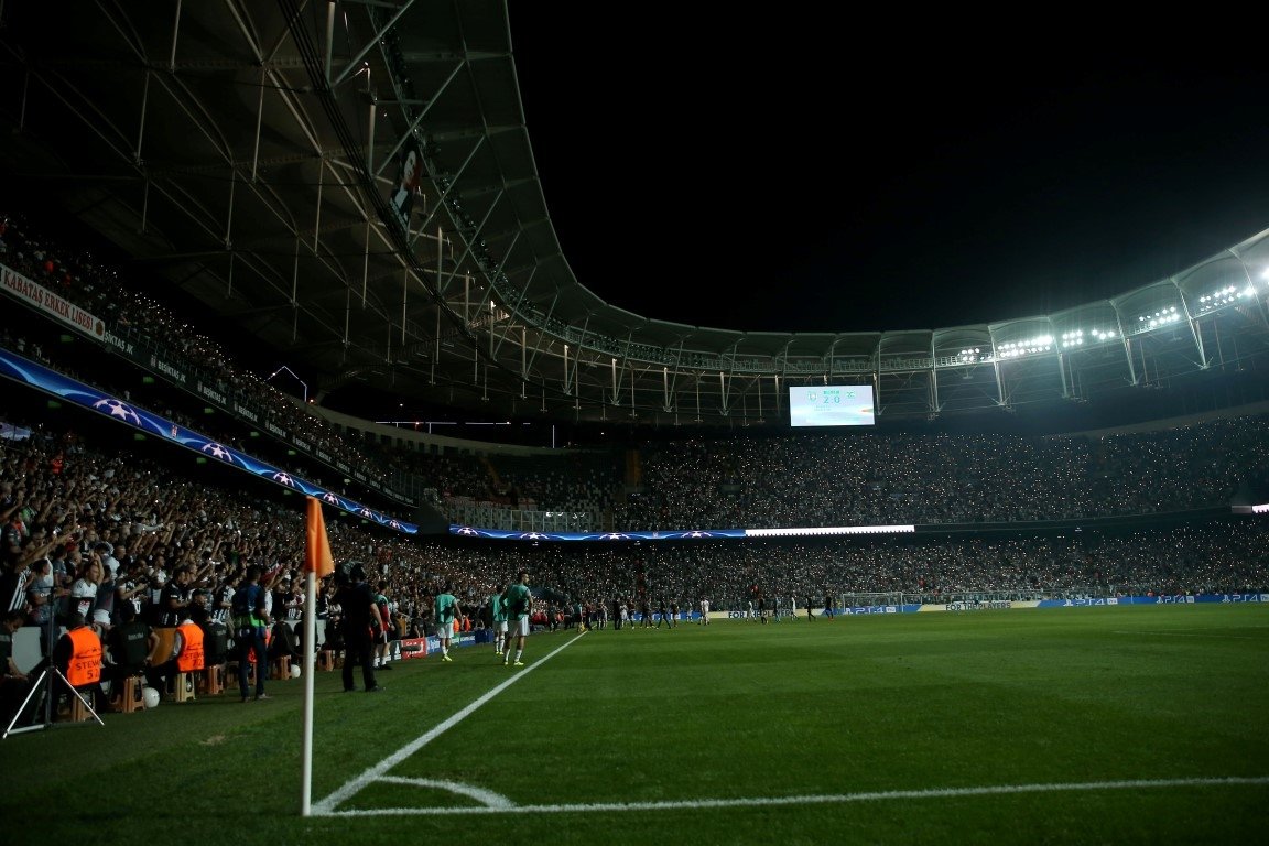 Beşiktaş-Leipzig karşılaşmasından kareler