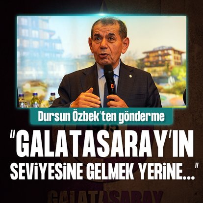 Dursun Özbek’ten dikkat çeken açıklamalar!