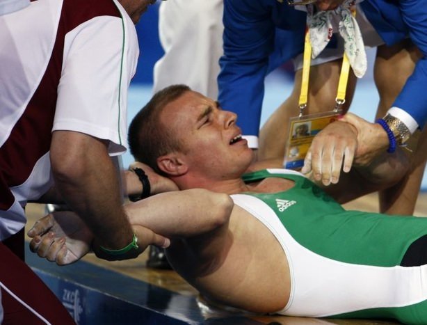 En korkunç sakatlık görüntüsü!