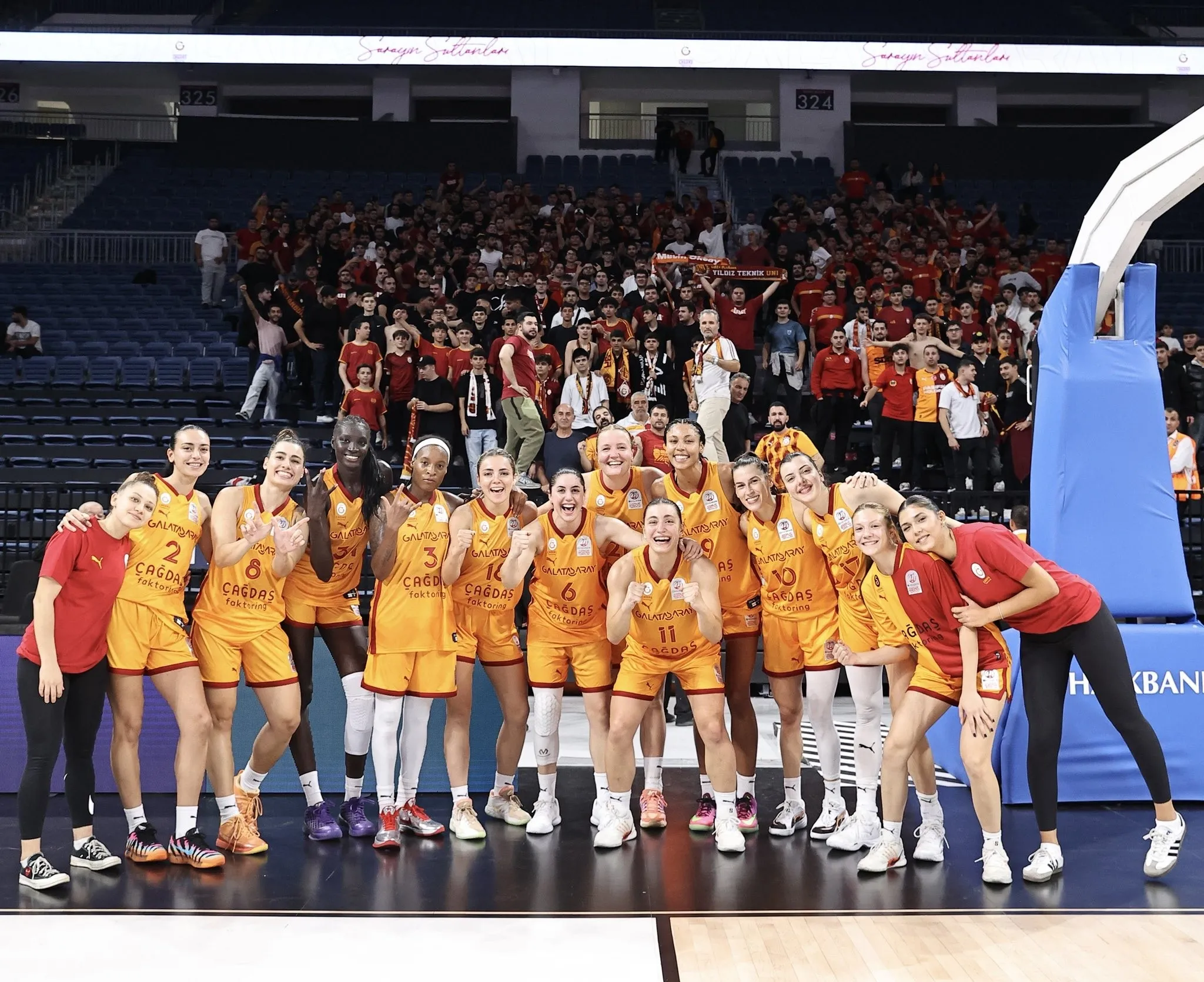 Galatasaray Çağdaş Faktoring evinde Çimsa ÇBK Mersin'i mağlup etti!