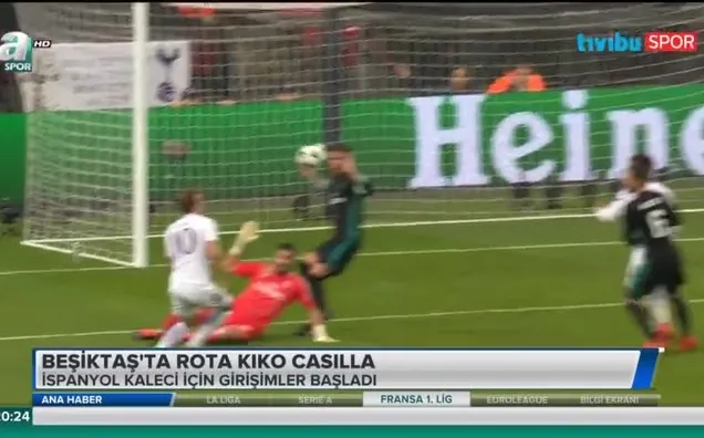 Beşiktaş'ta rota Kiko Casilla