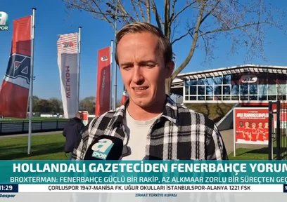 Hollandalı gazeteciden Fenerbahçe Galatasaray yorumu!