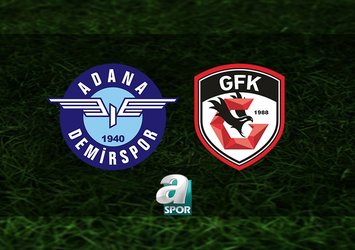 Adana Demirspor-Gaziantep FK maçı saat kaçta?