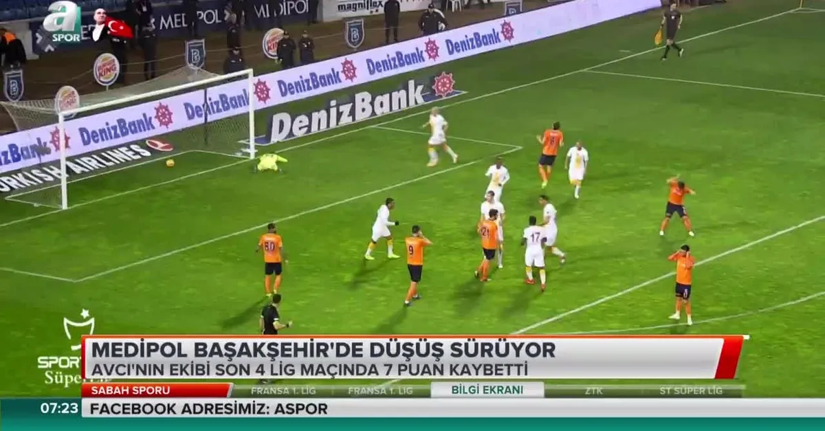 Medipol Başakşehir'de düşüş sürüyor