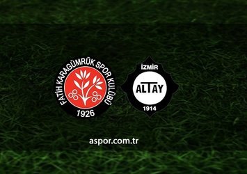 Karagümrük - Altay | CANLI