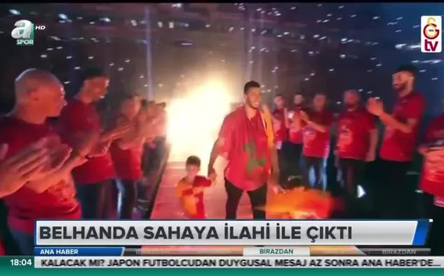 Belhanda sahaya ilahi ile çıktı