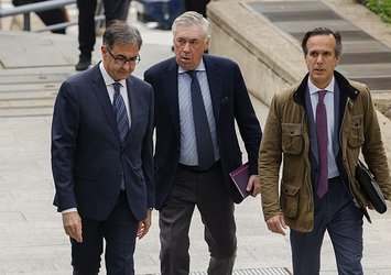 Ancelotti hakim karşısına çıktı