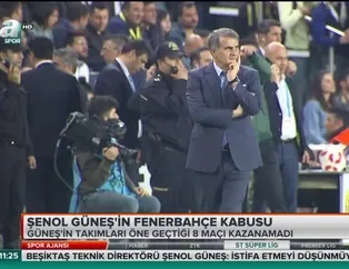 Şenol Güneş'in F.Bahçe kabusu