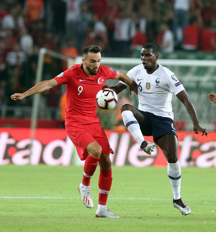 Türkiye - Fransa maçından kareler...