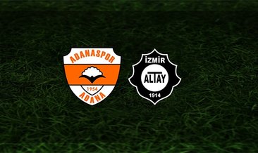 Adanaspor - Altay maçı saat kaçta ve hangi kanalda?
