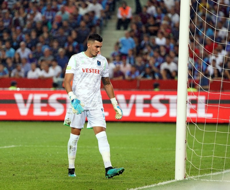 Trabzonspor-AEK maçından kareler