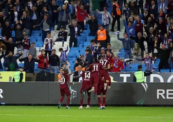 Gol düellosunda kazanan Trabzonspor