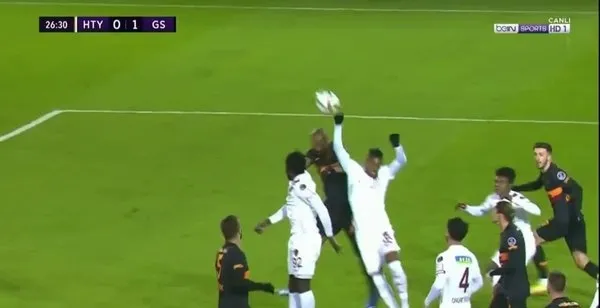 Galatasaray Hatayspor karşısında penaltı kazandı! Patrick van Aanholt vuruştan yararlanamadı - 1