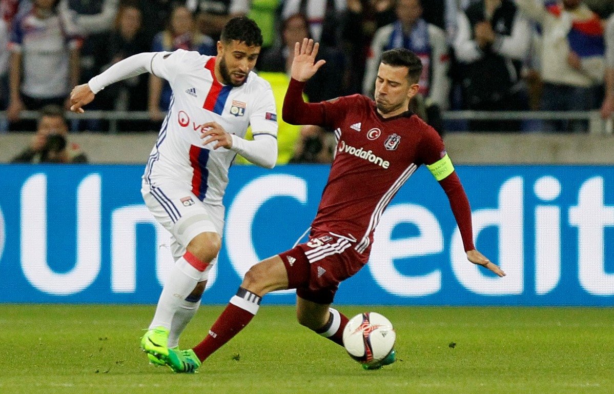 Olympique Lyon - Beşiktaş maçından kareler