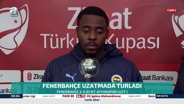 Bright Osayi-Samuel Fenerbahçe - Afyonspor maçı sonrası konuştu! "Zor bir maç oldu"